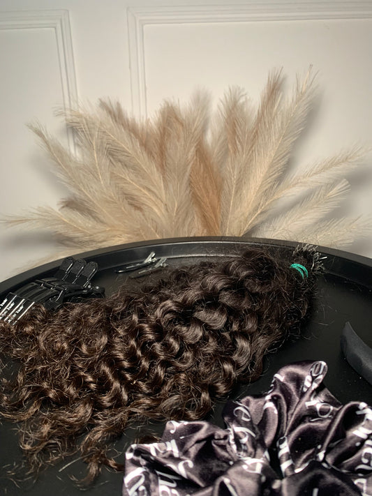 F Tip deep wave Extensions  Raw Hair